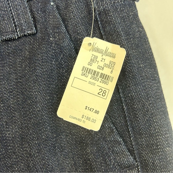 NWT 7 For All Mankind Blue Denim Flare Boot Cut Jeans Size 28 - Picture 5 of 12